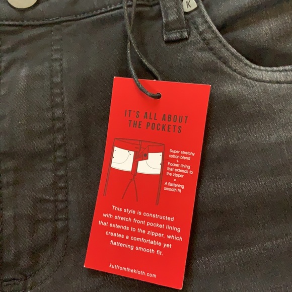 StitchFix Kit black distressed Capri frayed hem - Picture 4 of 7